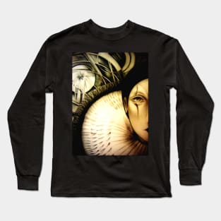 art deco painting pierrot , Jacqueline Mcculloch ,House, of Harlequin Long Sleeve T-Shirt